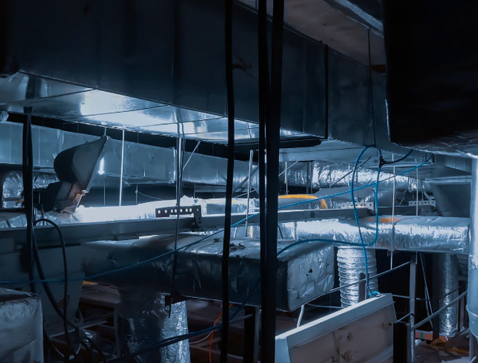 nettoyage de conduits de ventilation commercial